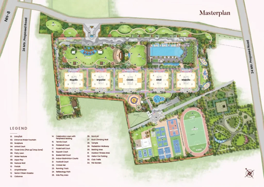 suncity monarch Master Plan